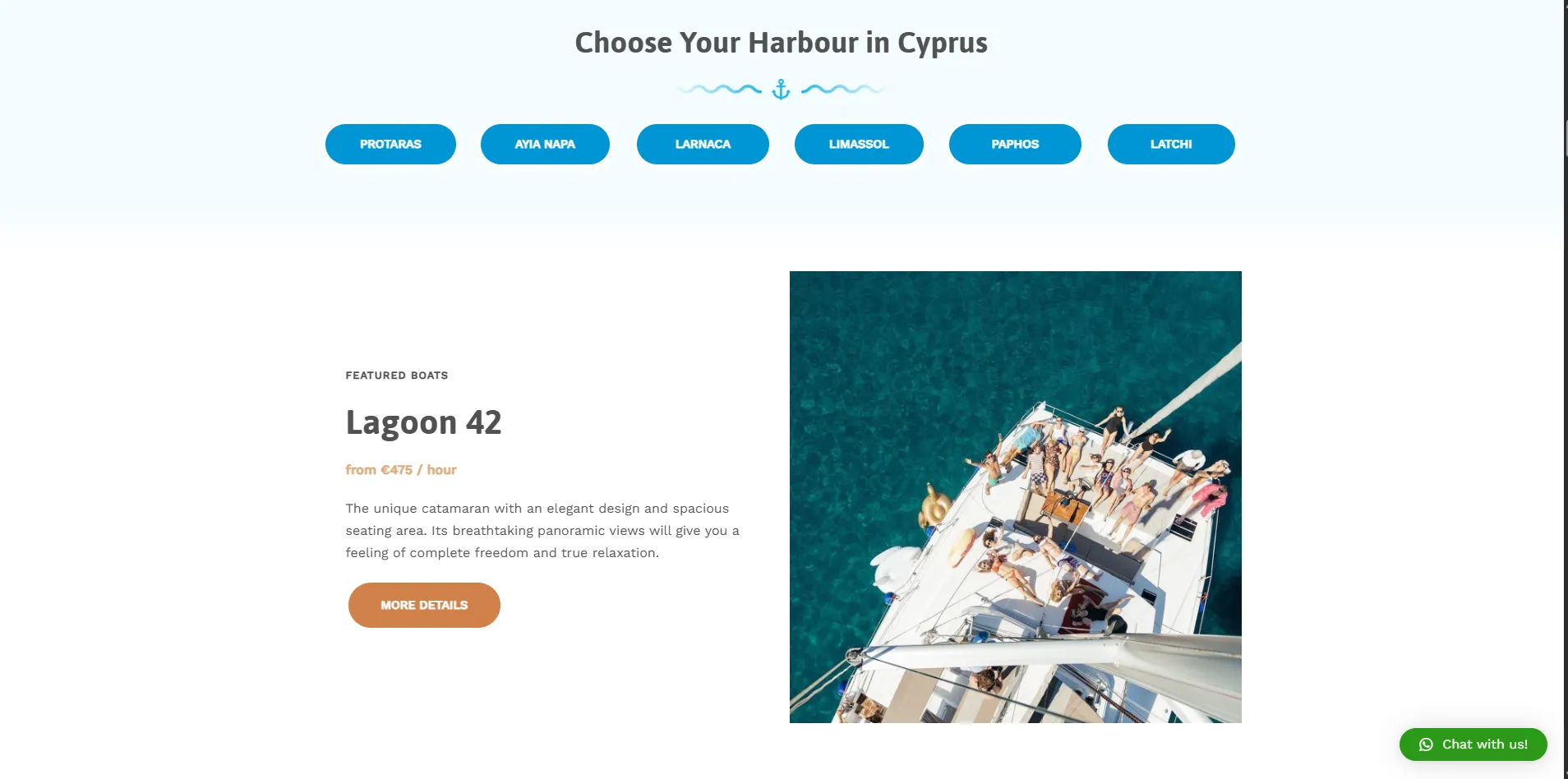 CYPRUS BOAT BOOKING: Discovery, navigation and content structure