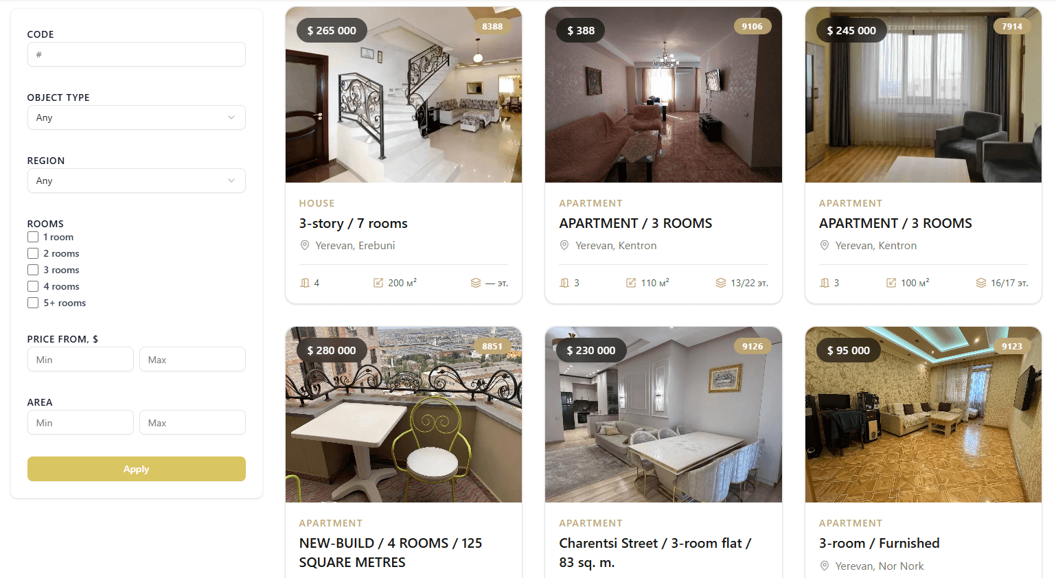 YEREVAN REALTY: Comparison without losing the human next step.