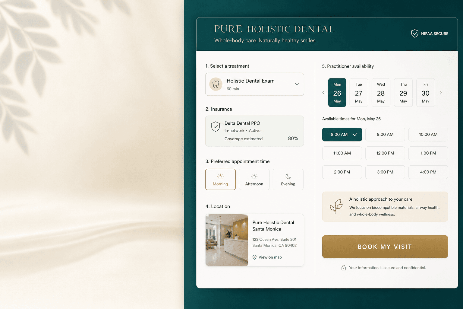 PURE HOLISTIC DENTAL: From treatment research to the right appointment.