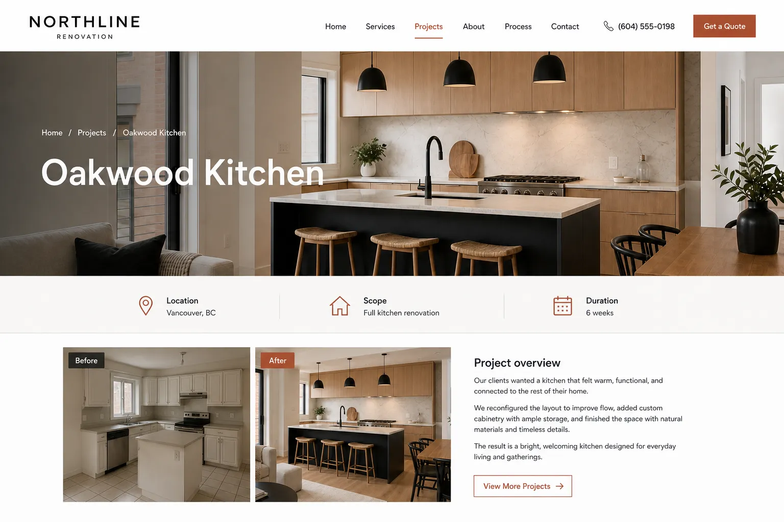 NORTHLINE RENOVATION: Discovery, navigation and content structure